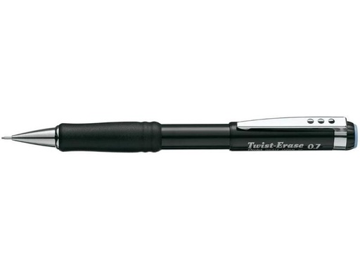 [90249025 1401875] pentel Minenbleistift Twist Erase 0.7 mm, Schwarz