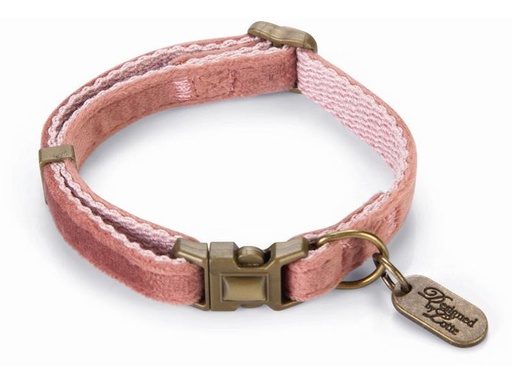 [90249044 1425805] Designed by Lotte Katzenhalsband Velura Rosa