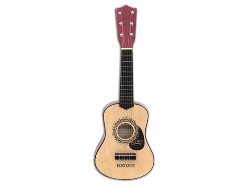 [90043518 991493] Bontempi Musikinstrument Holzgitarre 6 Saiten