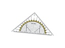 Lustran Geodreieck 16 cm