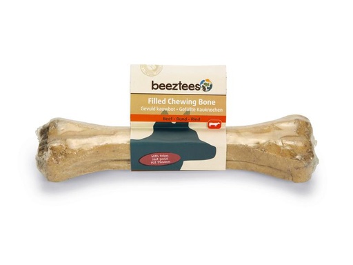 [90249120 1425358] Beeztees Kausnack Knochen mit Pansen, 20 cm, 1 Stk.