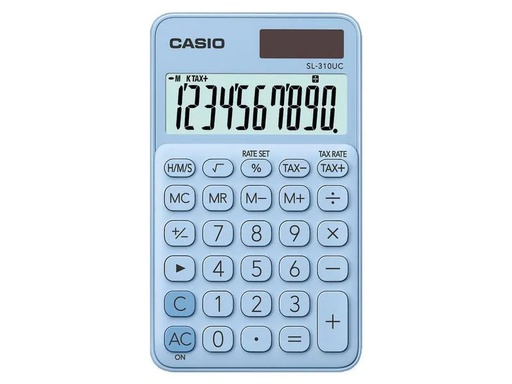 [90249129 1397360] Casio Taschenrechner SL-310UC-LB Hellblau
