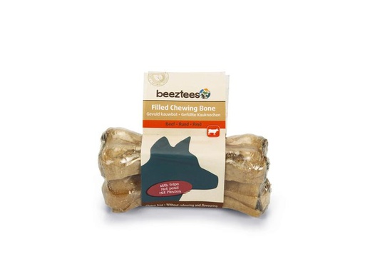 [90249190 1425356] Beeztees Kausnack Knochen mit Pansen, 10 cm, 2 Stk.