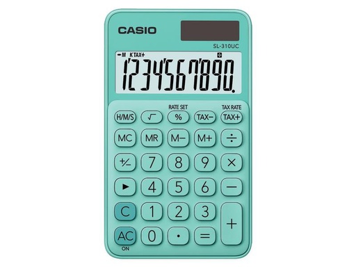 [90249260 1397359] Casio Taschenrechner SL-310UC-GN Türkis
