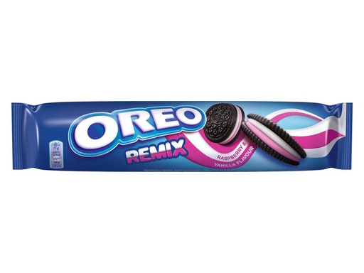 [90249459 1419182] Oreo Guetzli Remix Vanille Himbeere 157 g