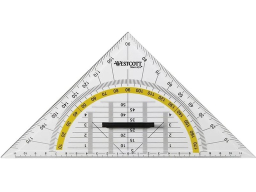 [90249595 1405730] Westcott Geodreieck Skala 2 x 11 cm