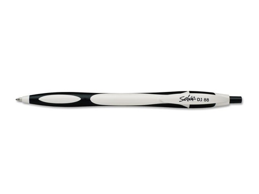 [90249724 1408709] Scriva Kugelschreiber DJ88 0.7 mm, Schwarz, 12 Sück