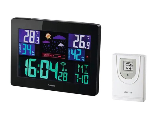 [90249918 1433877] Hama Wetterstation Color EWS-1400
