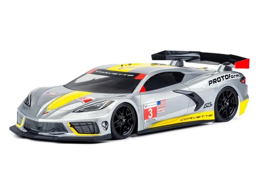 [90250121 1432104] Proline Karosserie Chevrolet Corvette C8 unlackiert, 1:10