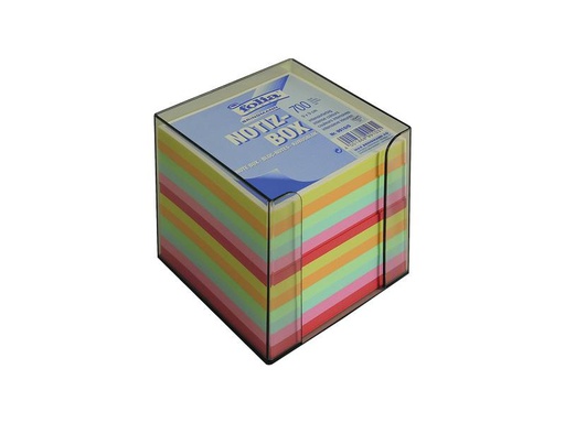 [90250179 1400951] Folia Notizzettel-Dispenser Topas 9 x 9 cm, Transparent, 800 Blatt