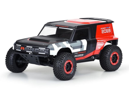[90250197 1432166] Proline Karosserie Ford Bronco R unlackiert, 1:10