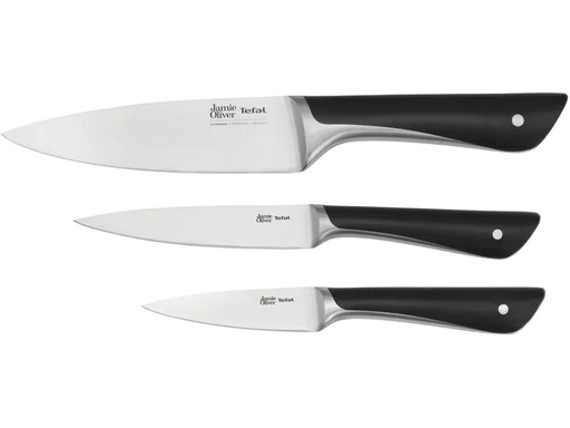[90250264 1426933] Tefal Messer-Set Jamie Oliver 3-teilig, Schwarz