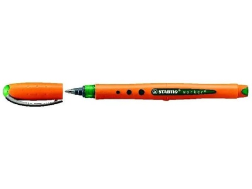 [90250358 1405237] STABILO Rollerball Worker Grün