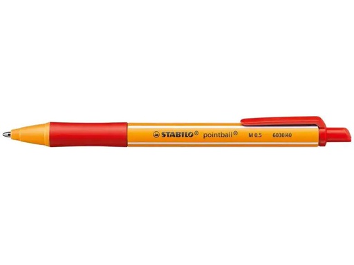 [90250398 1405268] STABILO Kugelschreiber Pointball Rot