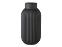Boltze Vase Nordika 30 cm, Schwarz matt