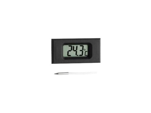 [90250702 1423056] TFA Dostmann Thermometer Digital Einbau, Schwarz