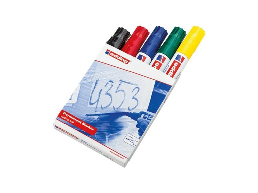 [90250722 1399411] edding Permanent-Marker 800 5 Stück, Mehrfarbig