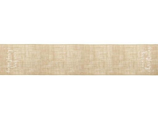 [90250729 1404117] Partydeco Tischläufer Jute Merry Christmas 250 x 50 cm