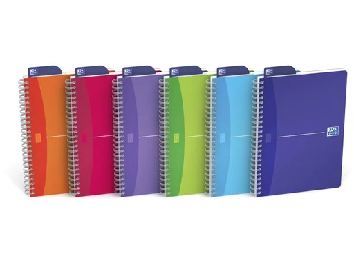 [90250870 1408398] Oxford Notizbuch MyColours A5, Liniert, Assortiert, 5 Stück