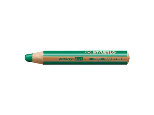 [90251003 1405421] STABILO Farbstifte Woody 3 in 1 Dunkelgrün