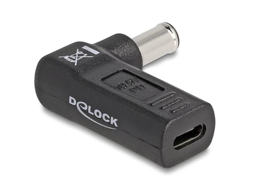 [90251099 1435565] Delock Adapter USB-C zu Sony 6.0 x 4.3 mm 90° gewinkelt