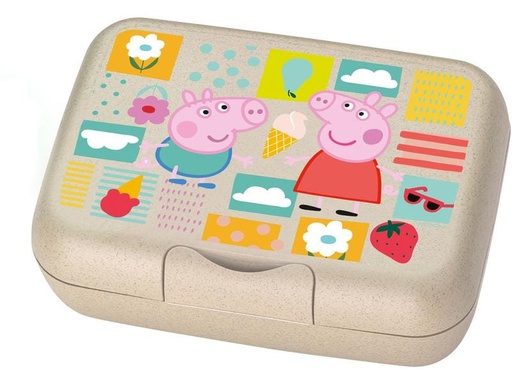 [90251188 1438774] Koziol Lunchbox Candy L, Peppa Pig, Beige/Gelb