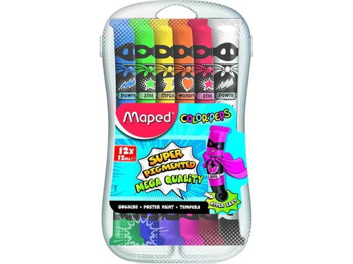 [90044003 683390] maped Gouache 12er Set