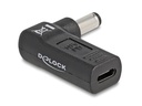 Delock Adapter USB-C zu 5.5 x 2.1 mm 90° gewinkelt