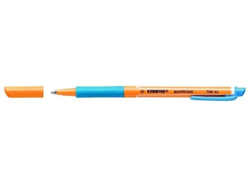 [90251516 1405230] STABILO Rollerball Visco Gel-Rollerball 0.5 mm, Hellblau