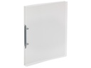 Kolma Ringbuch Easy Soft Ø 2.1 cm, Transparent/Weiss