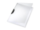 Leitz Klemmhefter Color-Clip Schwarz/Semitransparent