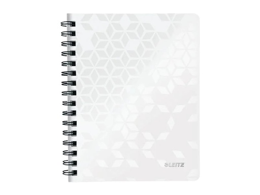 [90251571 1392485] Leitz Notizheft WOW College A5, Liniert, Weiss