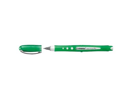 [90251687 1405240] STABILO Rollerball Worker + Colorful Grün