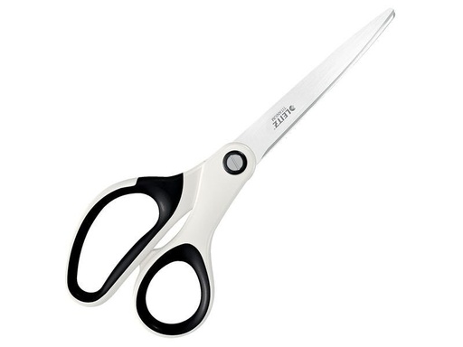 [90251744 1392530] Leitz Schere WOW 20.5 cm, Rostfreier Stahl, Perlweiss