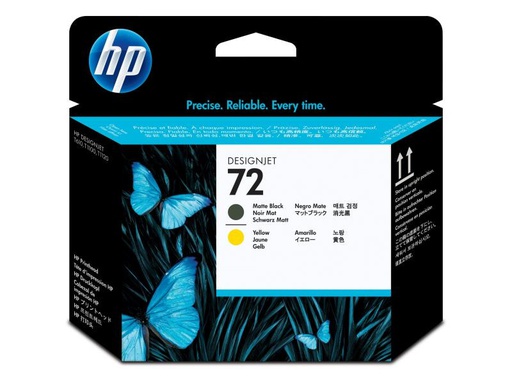[90044076 112654] HP Druckkopf Nr. 72 (C9384A) Matte Black/Yellow