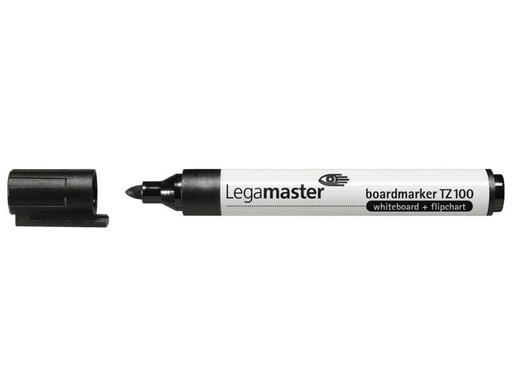[90252020 1393338] Legamaster Whiteboard-Marker TZ100, Schwarz, 10 Stück