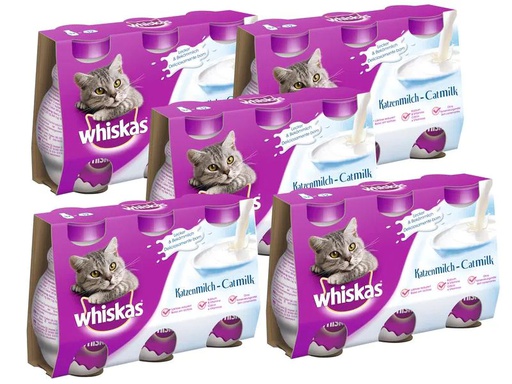 [90252112 1441841] Whiskas Katzen-Snack CatMilk, Multipack 5x3x200 ml