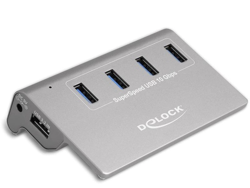 [90252164 1432783] Delock USB-Hub 64181 USB 3.1 - 4x USB-A / 1x Ladeanschluss