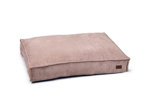 [90252435 1425799] Designed by Lotte Hunde-Bett Ribbed Rosa 100x70x15cm