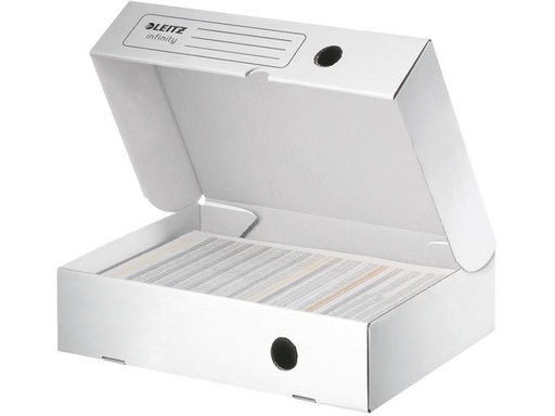[90252673 1392291] Leitz Archivschachtel Infinity 80 mm, Weiss