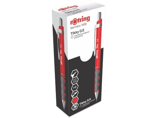 [90252708 1399416] Rotring Minenbleistift Tikky 0.5 mm, Rot