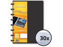 Adoc Sichtbuch Bind-Ex A5, 30 Taschen, Schwarz