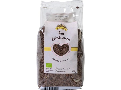 [90253449 1425698] Leib und Gut Bio Leinsamen 400 g