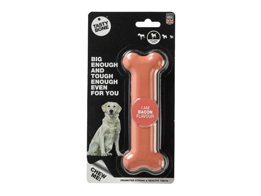 [90253525 1437727] Tasty Bone Spielzeugknochen mit Speckgeschmack, L