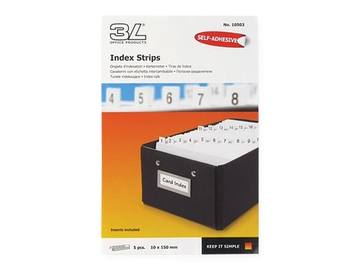 [90253557 1397811] 3L Page Marker Weiss, 5 Stück