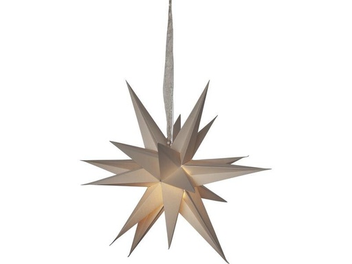 [90253608 1347310] Star Trading Papierstern December, Beige, Ø 45 cm