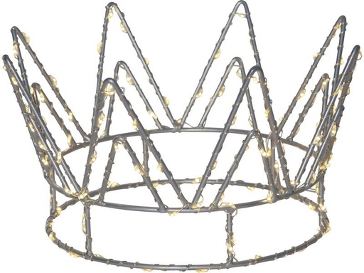 [90253653 1347313] Star Trading Crown, 120 LED, Silber