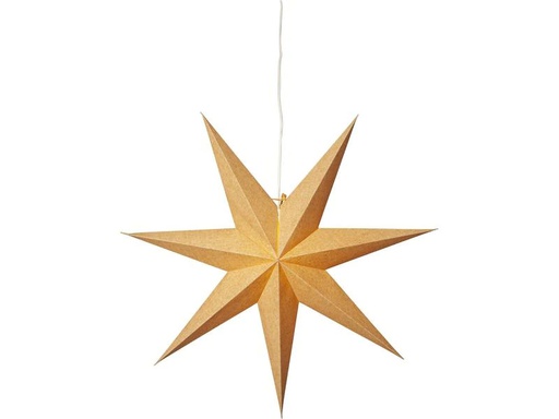 [90253664 1347307] Star Trading Papierstern Cotton, Gold, Ø 60 cm