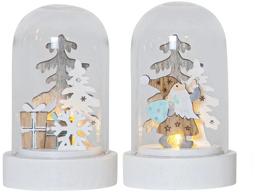 [90253666 1347273] Star Trading Glasdekoration Reinbek, Ø 5.5 cm, 2 Stück