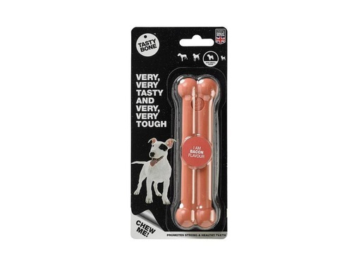 [90253708 1437724] Tasty Bone Spielzeugknochen mit Speckgeschmack, S